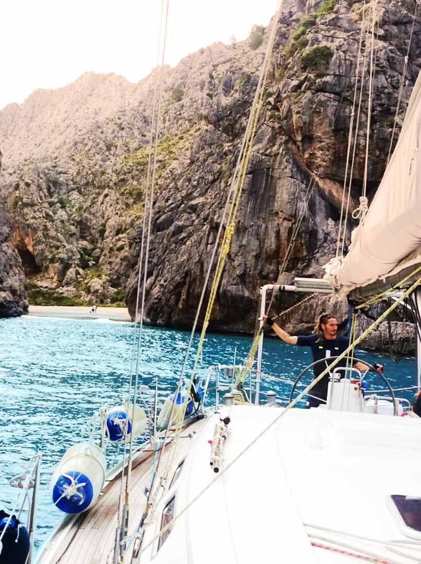 Vacanze in barca a vela: vista da Bella Ciao