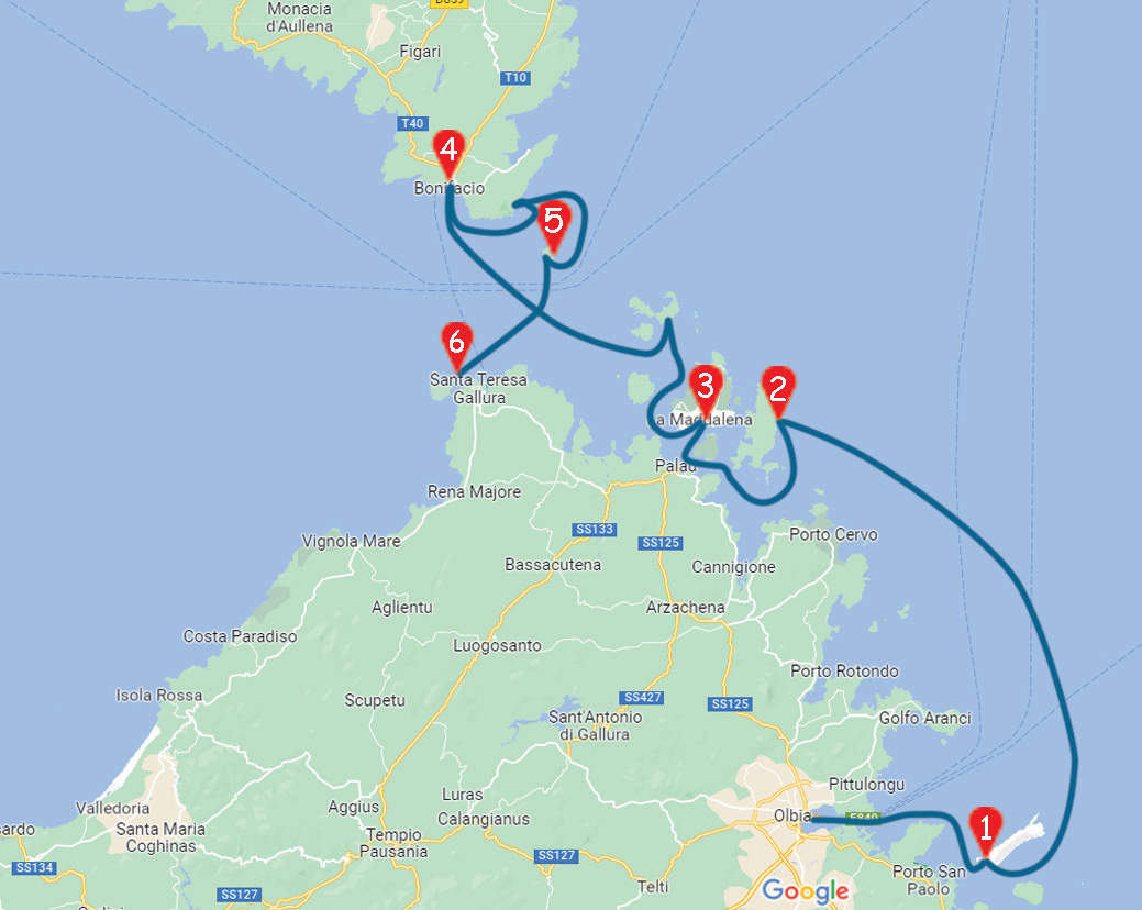 Sardegna e Corsica: itinerario Sardegna e Corsica: itinerario
