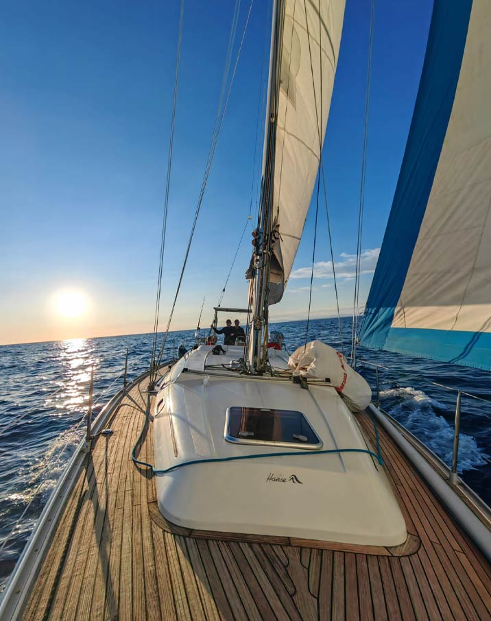 Vacaciones en velero, clases de vela